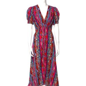 NWOT Saloni silk dress